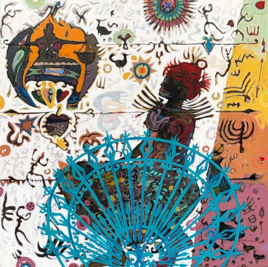 Bild 7, Gemälde, Acryl auf Leinwand, Hussein Salim