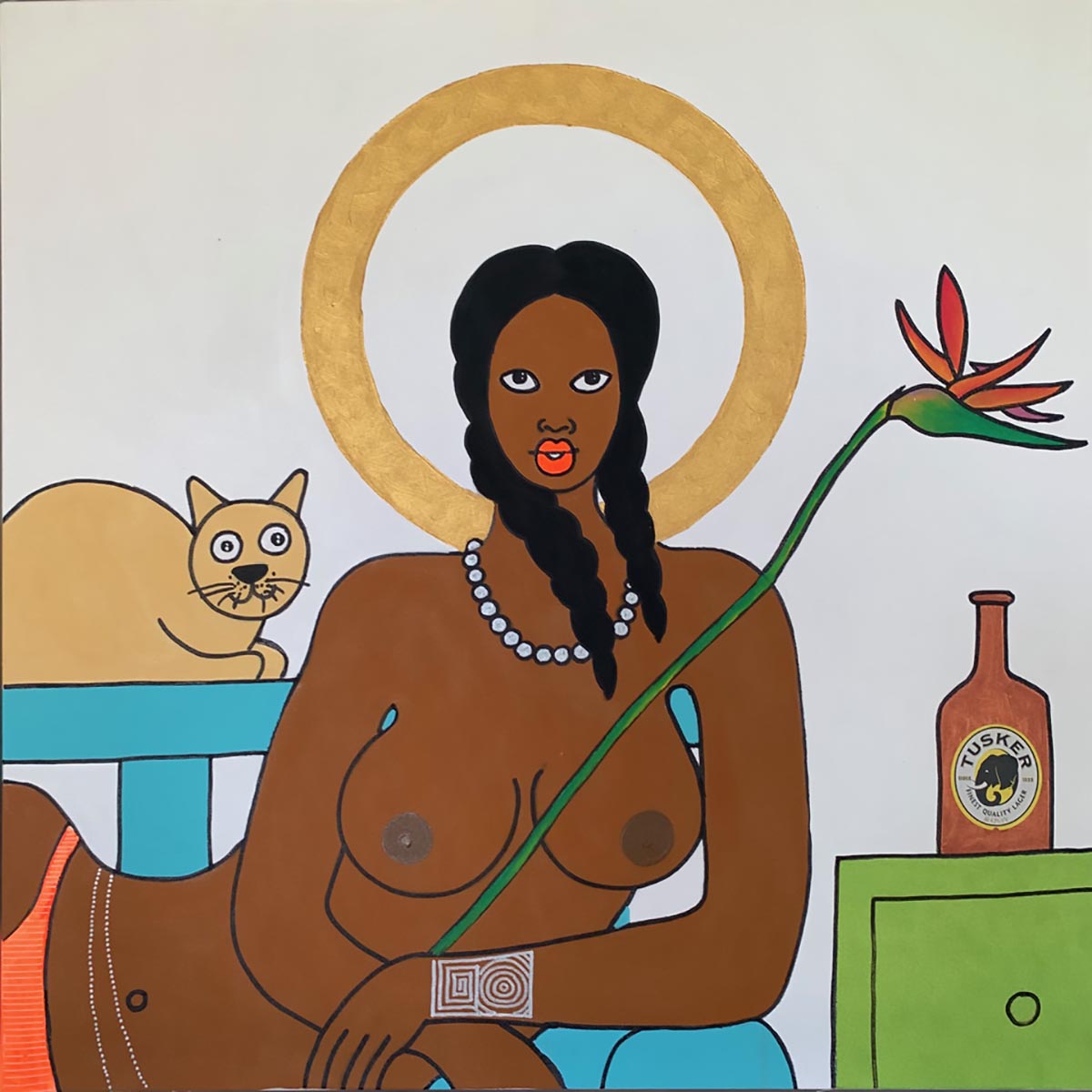 Michael Soi, Lady and cat